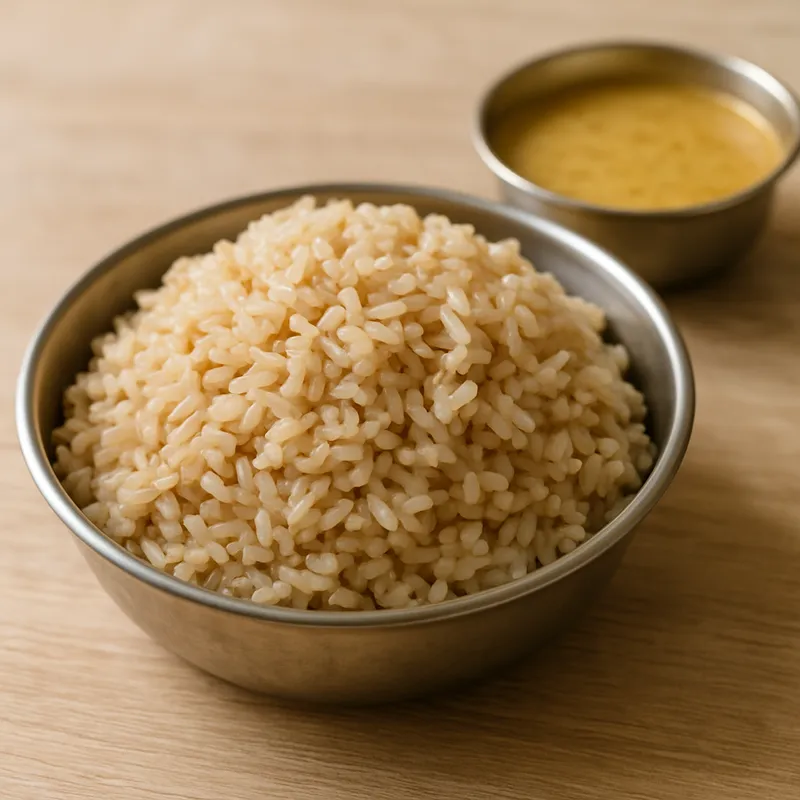 Brown Rice — 1 medium bowl (cooked)