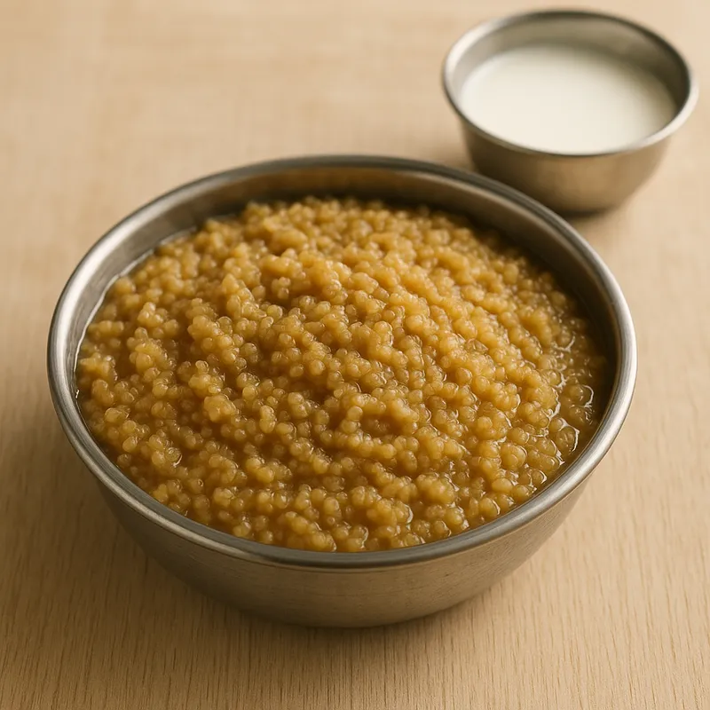 Daliya (Broken Wheat) — 1 medium bowl (cooked)