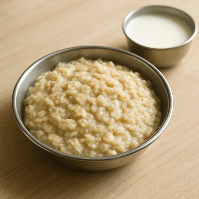 Oats — 1 cup (cooked from 40g dry)